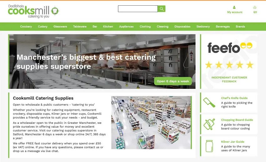 Catering Supplier Launches Hybrid D2C & B2B Ecommerce Site with Back-Ordering Functionality