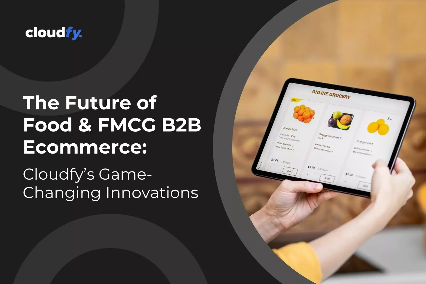 Future of FMCG and food B2B ecommerce powered by Cloudfy digital solutions