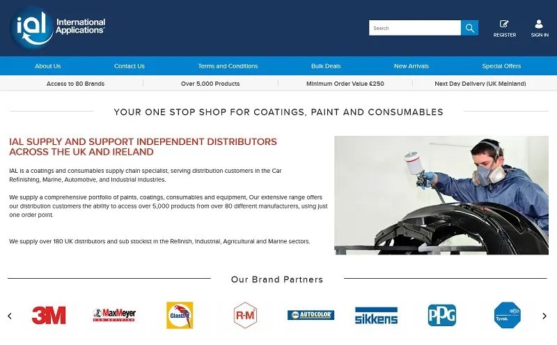 Industrial Coating Suppliers Launch B2B Wholesale Site with SAP Business One Integration