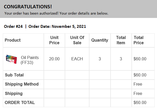purchase approval notification