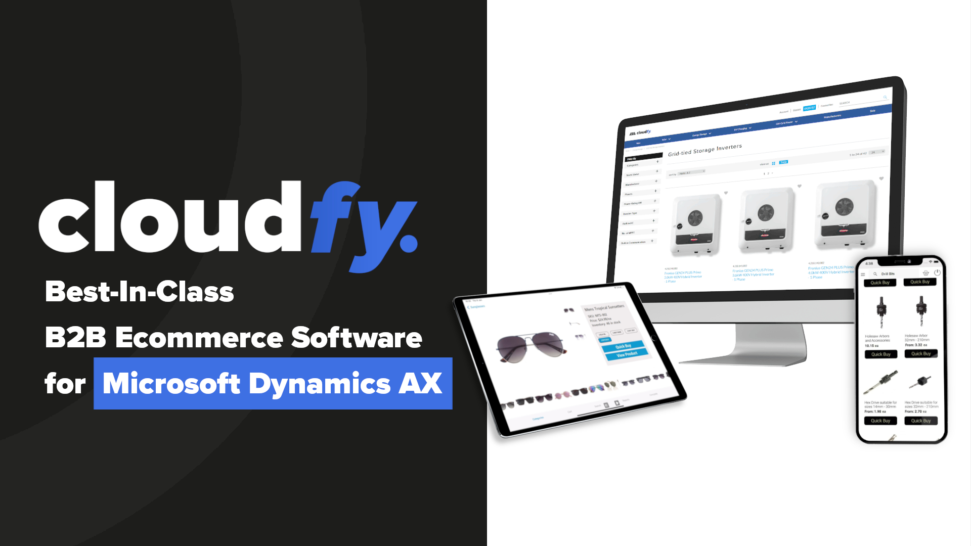coverscreen for youtube video about Dynamics AX integration