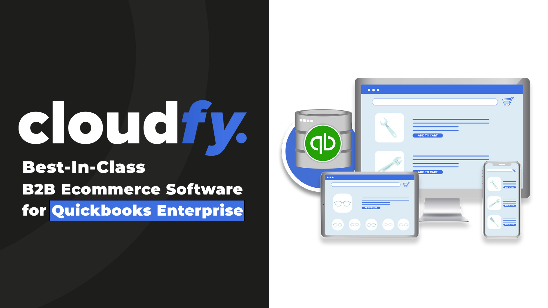 Youtube video intro slide about quickbooks enterprise