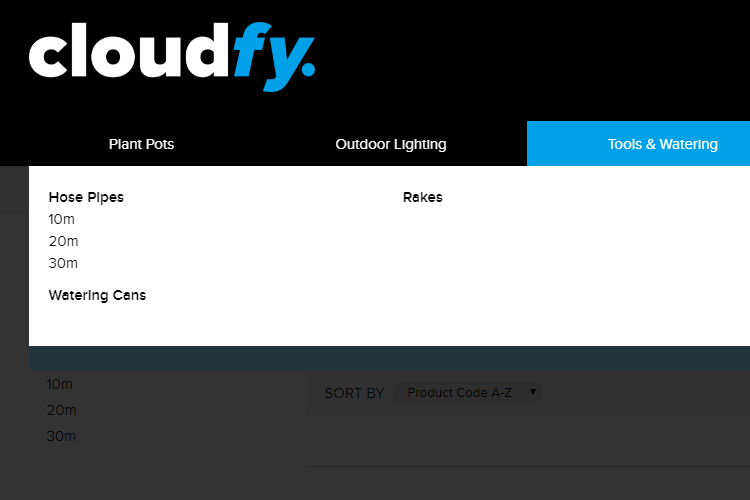 Cloudfy feature spotlight #3 – Bespoke menus