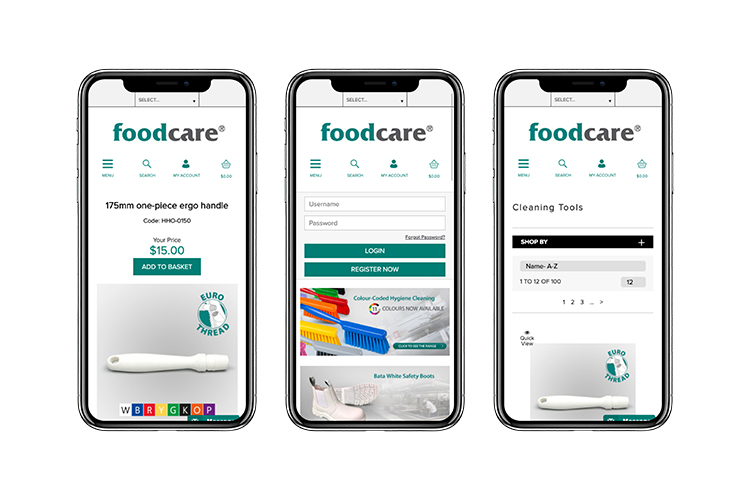 Foodcare's mobile ordering app