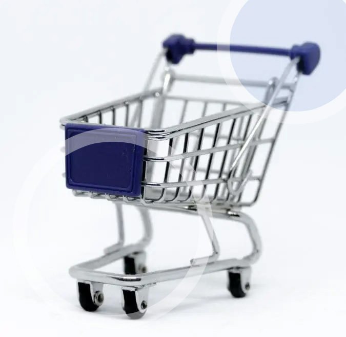 Shopping cart miniature