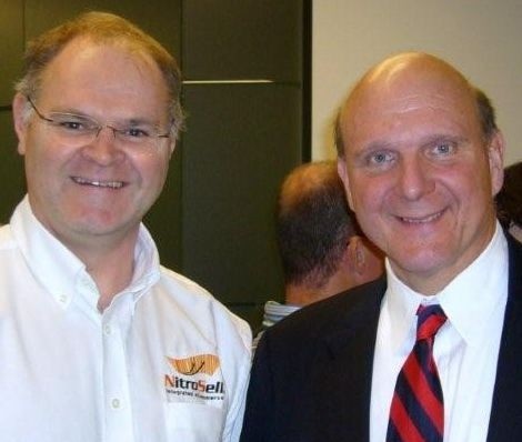 Tom meets Steve Balmer